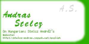 andras stelcz business card